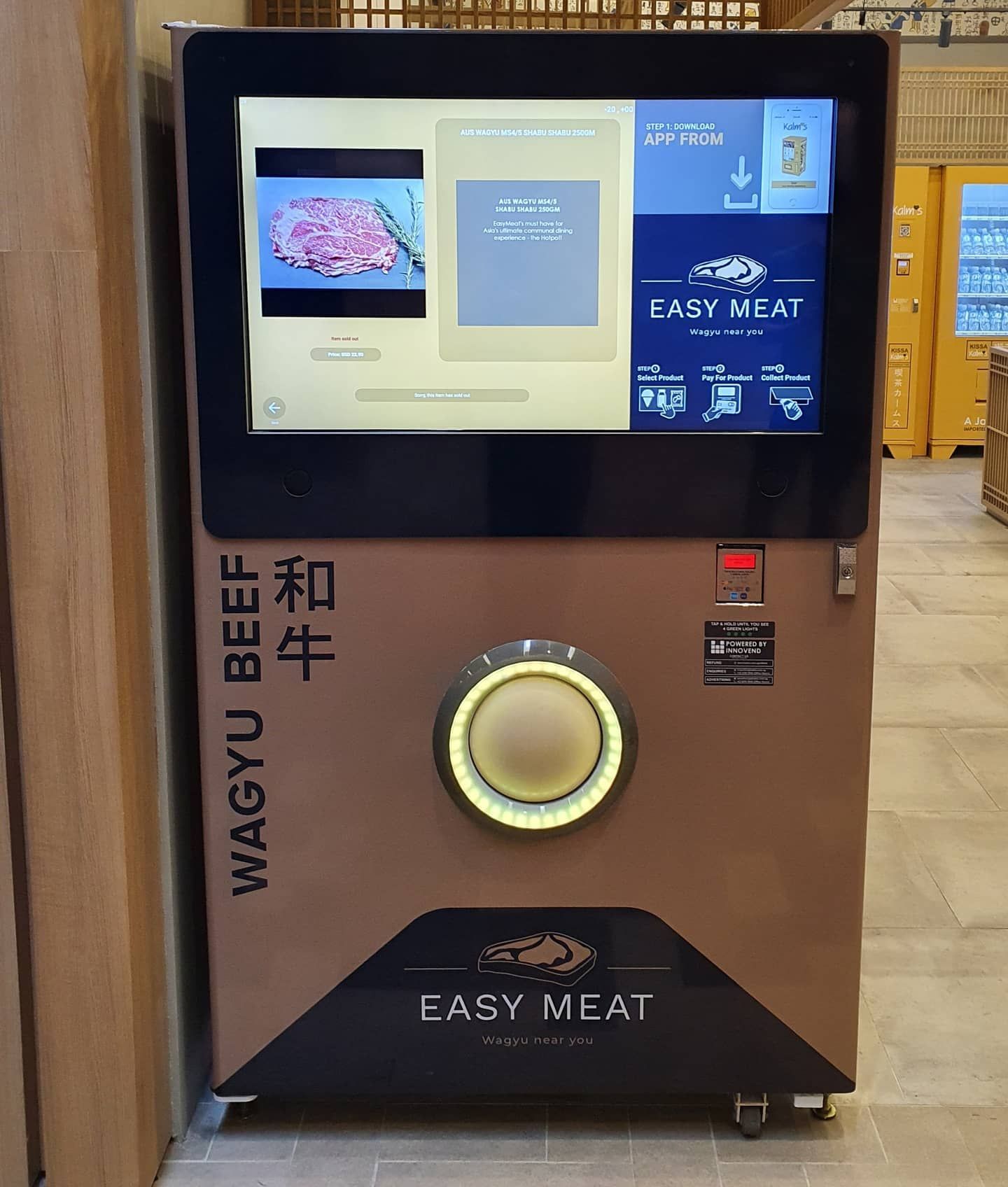 Vending Machine Sultan! Jual Wagyu Rp 1,3 Juta per Kilogram