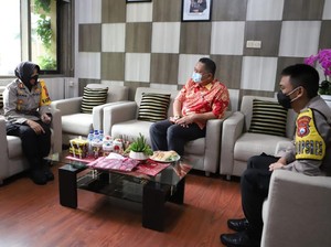 Whisnu Sakti Bertemu Kapolres Pelabuhan Tanjung Perak, Ini yang Dibahas