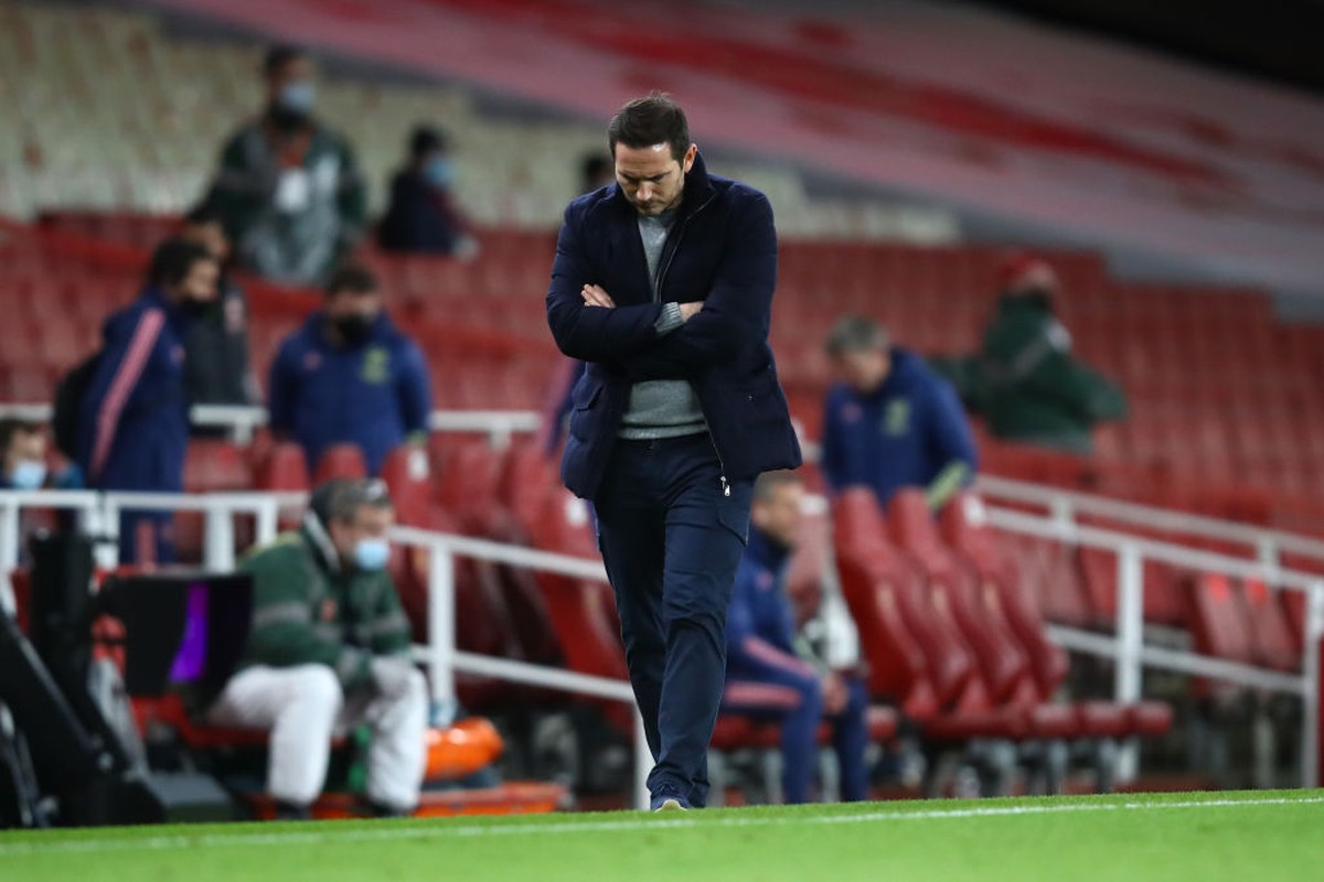 Chelsea Kalah, Lampard Marah (Getty Images/Julian Finney)