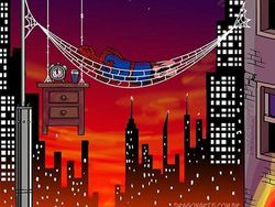 Kocak! Seniman Ini Bayangkan Kegiatan Superhero Saat Sedang Libur