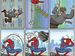 Kocak! Seniman Ini Bayangkan Kegiatan Superhero Saat Sedang Libur