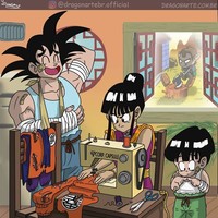 Ilustrasi superhero saat sedang libur