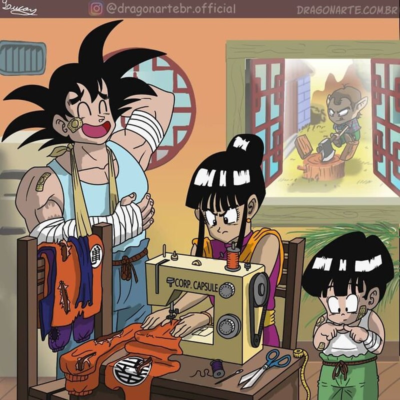 Ilustrasi superhero saat sedang libur