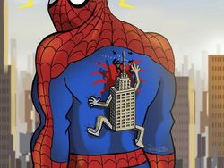 Kocak! Seniman Ini Bayangkan Kegiatan Superhero Saat Sedang Libur