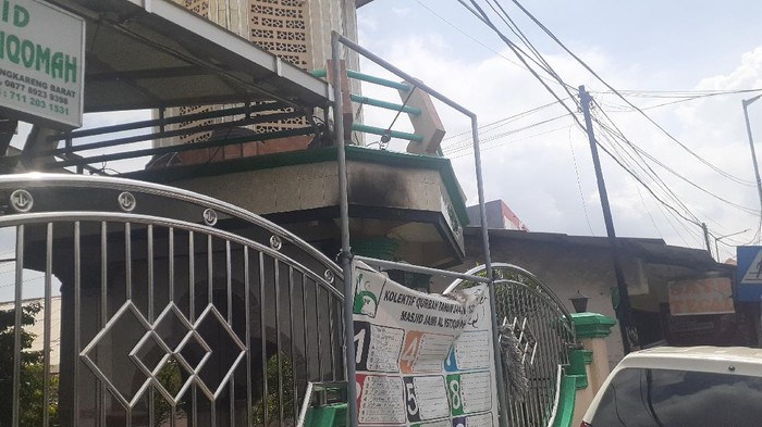 Kondisi Masjid di Cengkareng Usai Pelemparan Molotov (Afzal-detikcom)