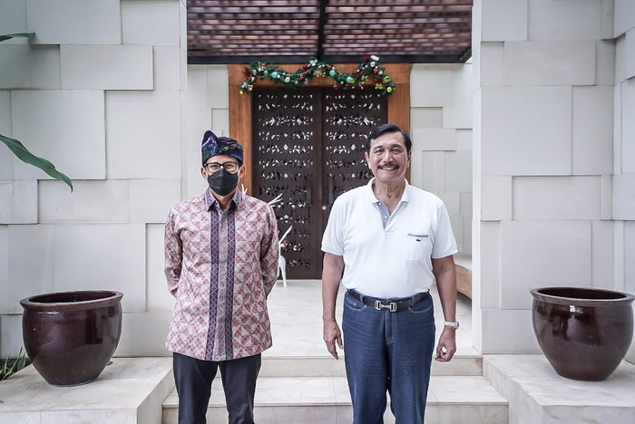 Sandiaga Uno dan Luhut Binsar Pandjaitan (Dok. Istimewa).