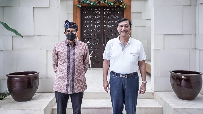 Sandiaga Uno dan Luhut Binsar Pandjaitan (Dok. Istimewa).