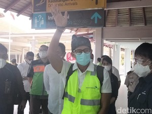 Sandiaga Uno Kunker Pertama ke Bali, Tinjau Prokes