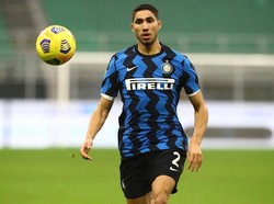 Di bek kanan, ada Achraf Hakimi. Pemain Inter Milan ini dinilai bakal jadi bek sayap kanan terbaik di masa depan (Getty Images)