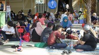 Data pukul 15.00 WIB total sebanyak 21.000 orang mendatangi Ancol.