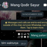 Belum waktunya. Kira-kira kapan ya waktu yang tepat untuk si abang kembali berjualan sayur? Foto: Twitter/@heydiy_