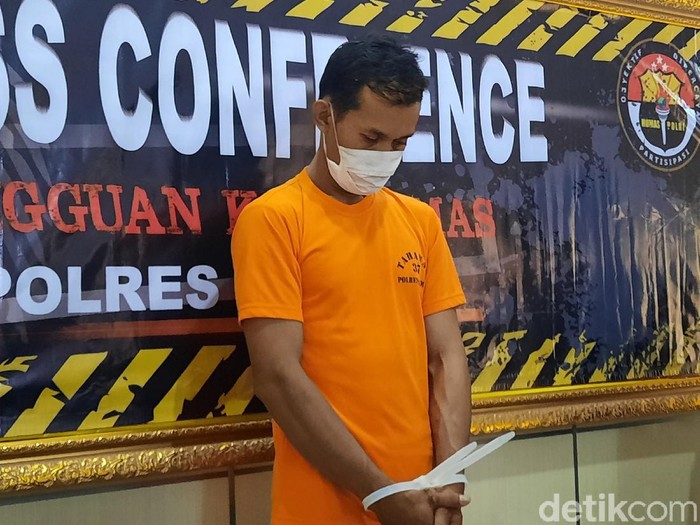Jumpa pers kasus teror cairan misterius terhadap goweser wanita di Sleman, Senin (28/12/2020).