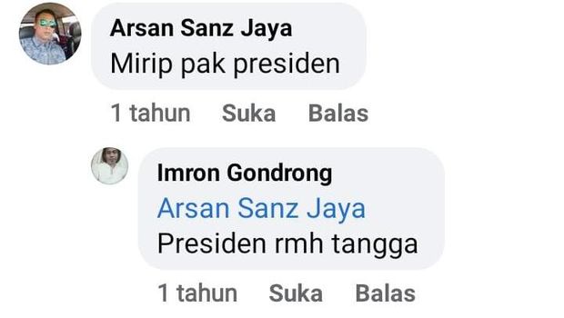 viral pria mirip jokowi