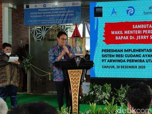 Resmikan Sistem Resi Gudang Daging Ayam di Cianjur, Ini Kata Wamendag