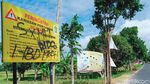 Duh, Aksi Vandalisme Nyasar Fasilitas Umum di Klaten