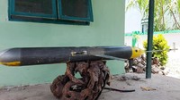 Panjang benda tersebut diperkirakan 225 centimeter, ekor 18 centimeter, ada antena belakang 93 centimeter. Di area bodinya juga terdapat benda menyerupai kamera.