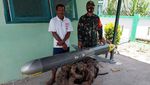 Penampakan Benda Berkamera Mirip Rudal yang Ditemukan di Laut Selayar