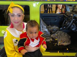 8 Gaya Artis di Pesta Ultah Anak Baim Wong, Datang Wajib Tes Swab