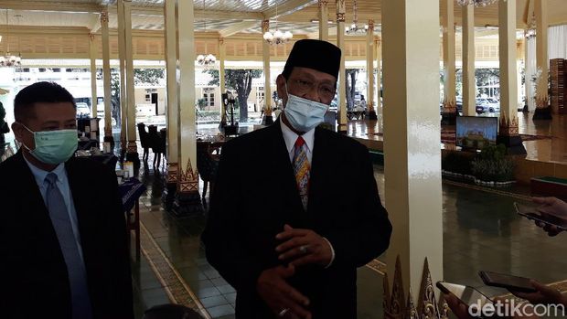 Gubernur DIY Sri Sultan Hamengku Buwono X, Selasa (29/12/2020).