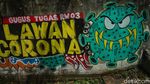 Mural Lawan COVID-19 Mejeng di Cakung