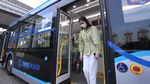 Penampakan Bus Listrik Baru TransJakarta