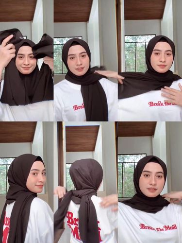 5 Tutorial Hijab Pashmina Hingga Segi Empat Yang Paling Hits Di 2020
