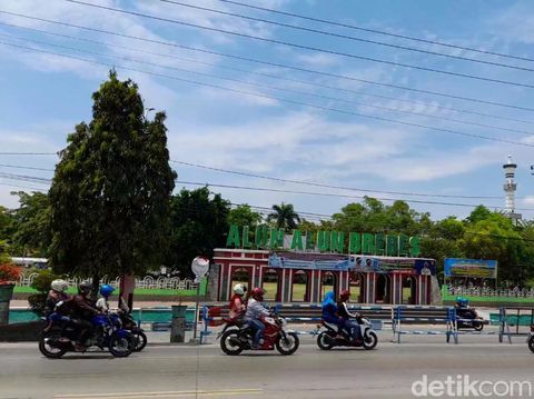 Alun-alun Brebes, Rabu (30/12/2020).