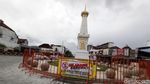 Cegah Kerumunan, Tugu Pal Putih Dipasangi Pagar