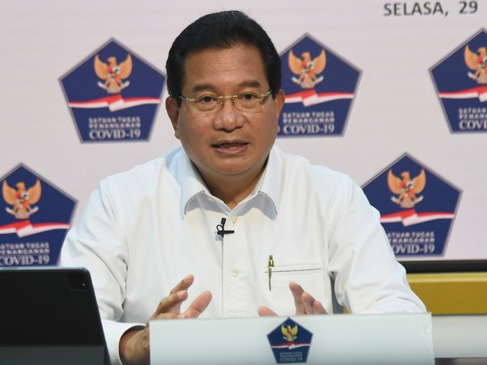 Jubir Satgas Covid Wiku Adisasmito memberikan keterangan penanganan
covid-19, Selasa (29/12) / FOTO: Rusman - Biro Setpres