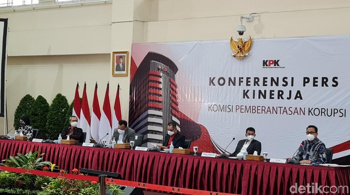 KPK paparkan capaian kinerja periode tahun 2020.