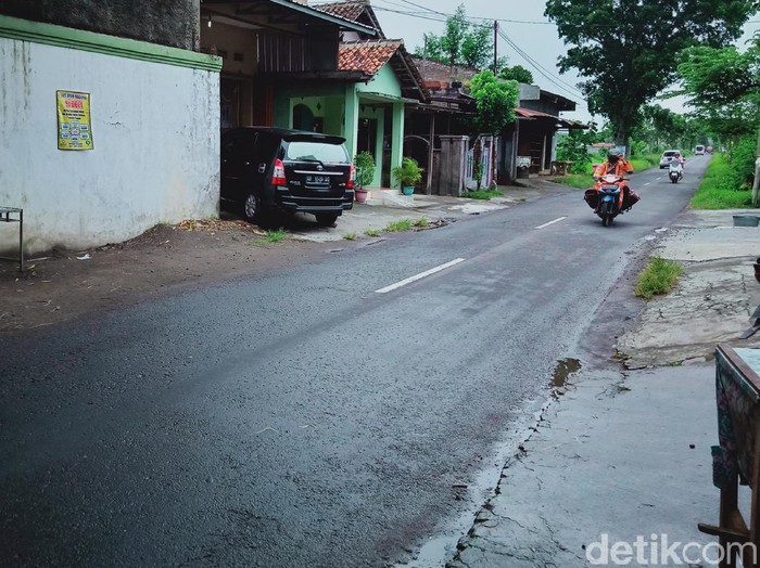 Lokasi bocah jadi korban tabrak lari yang videonya viral di Klaten, Rabu (30/12/2020).