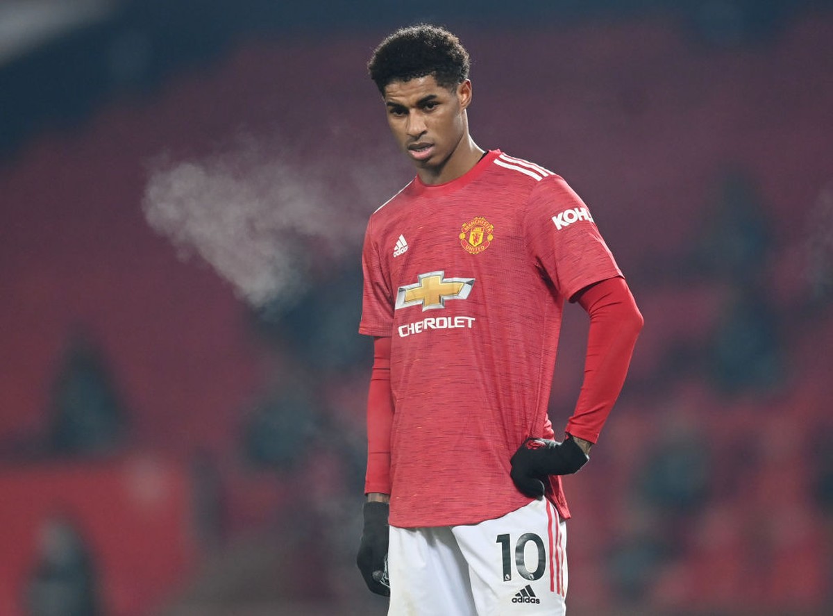 MU Terus Oke, Marcus Rashford Merendah (Getty Images/Michael Regan)