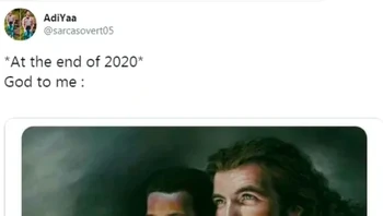 Bagaimana rasanya kalau ternyata semua yang terjadi di tahun 2020 hanya prank? Foto: Twitter