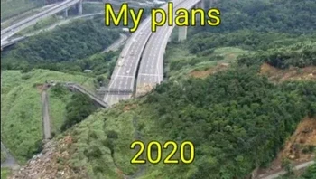 Semua rencana yang dibuat di awal tahun harus kandas karena tahun 2020 yang penuh kejutan. Foto: Twitter