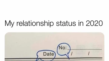 Kehidupan kaum jomblo di tahun 2020 yang semakin sulit mendapatkan pacar. Foto: Twitter