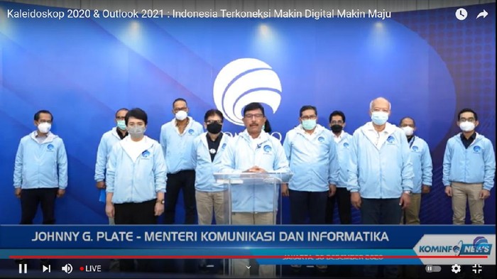 Menkominfo Johnny G Plate