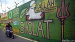 Mural Bernuansa Islami Hiasi Sudut Kawasan Kalibata