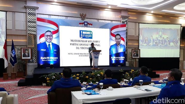 Muswil ke-5 DPW PAN DIY dihadiri Gubernur DIY Sri Sultan Hamengku Buwono (HB) X, Rabu (30/12/2020).