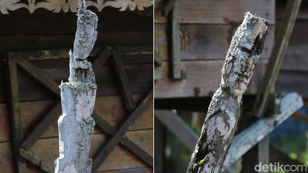 Inilah potret Rumah Mayat (Kulambu) warisan dari nenek moyang Dayak Taman akan pemakaman bagi yang ditradisikan di sisi sungai Menawik, Kapuas Hulu.