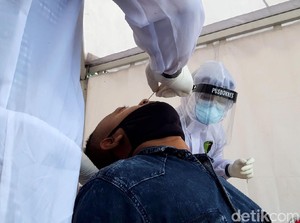 372 Orang Diswab Antigen di KM 34B Tol Japek Pagi ini, 3 Positif