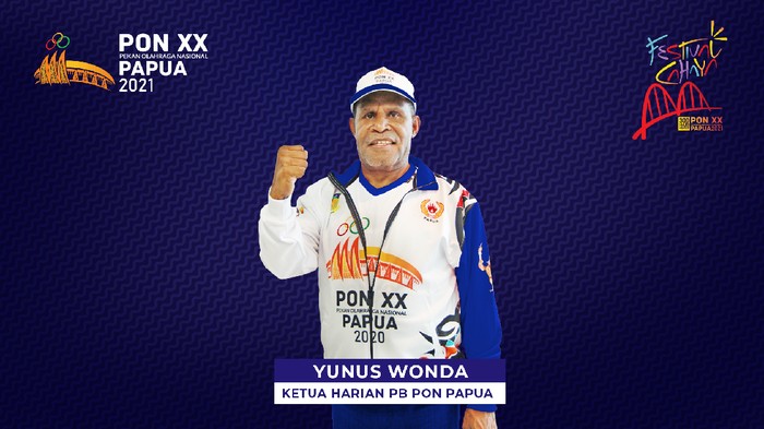 Ketua Harian Pengurus Besar Pekan Olahraga Nasional, Yunas Wonda.