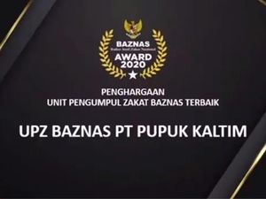 Raih Predikat Terbaik Baznas Award 2020, Ini Program UPZ Pupuk Kaltim