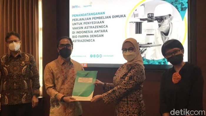 RI resmi membeli 50 juta dosis vaksin COVID-19 AstraZeneca RI resmi membeli 50 juta dosis vaksin COVID-19 AstraZeneca