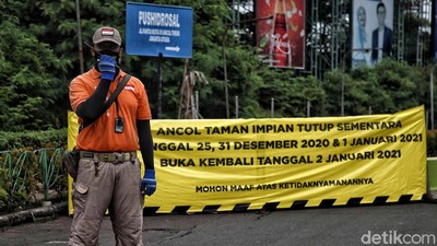 Ancol Tutup Saat Perayaan Tahun Baru