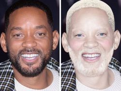 Potret Wajah Seleb Dunia Jika Diedit Albino