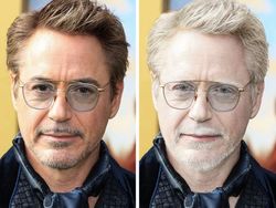 Potret Wajah Seleb Dunia Jika Diedit Albino