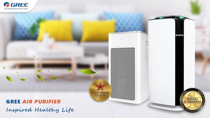 Gree Air Purifier untuk menjernihkan udara ruangan Gree Air Purifier untuk menjernihkan udara ruangan