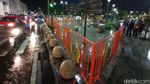 Jadi Pusat Kerumunan, Plang Malioboro Ditutup Terpal