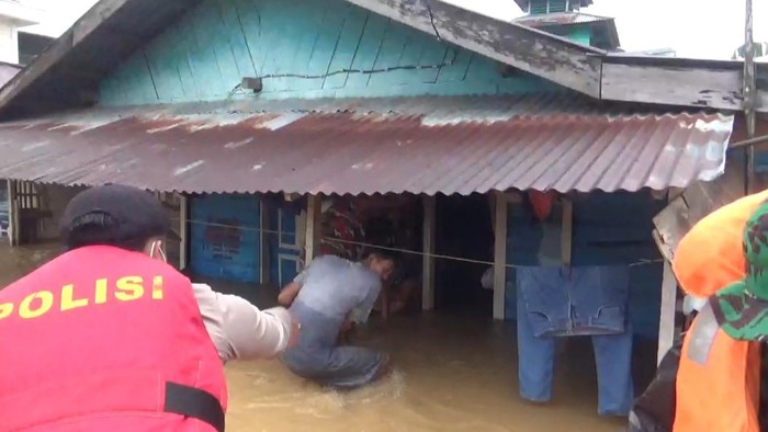 Jambi banjir usai diguyur hujan deras (dok Istimewa)