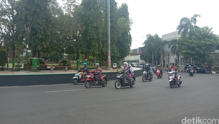 Kawasan alun - alun Simpang Tujuh Kudus,